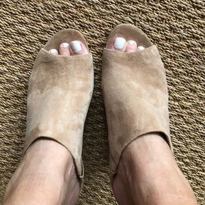 Sam Edelman suede mules